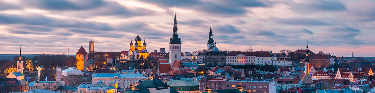 Tallinn Estonia skyline